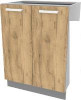 Шкаф напольный Интерлиния Компо НШ60р-2дв (дуб золотой)