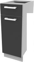 Шкаф напольный Интерлиния Компо НШ30рш1 (антрацит)