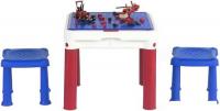 Игровой стол Keter Construction Play Table 227497 (красный/синий)