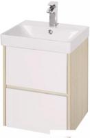 Акватон Тумба с умывальником Сканди 45 1A2516K0SDB20 (белый/дуб верона)