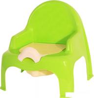 Детский горшок Эльфпласт EP023 (салатовый/кремовый)