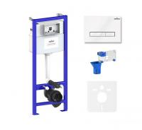 Инсталляция для унитаза Lavinia Boho Relfix 5 в 1 77010038 (белое стекло)