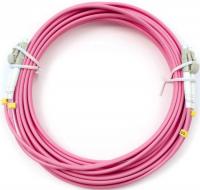 Кабель Cabeus LC - LC FOP-50-OM4-LC-LC-5M (5 м, розовый)