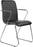 Кресло Brabix Visit CF-101 (хром/экокожа черный)