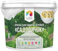 Краска LIDA для защиты деревьев Садовичок 2 л (белый)