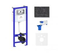 Инсталляция для унитаза Lavinia Boho Relfix 5 в 1 77010055 (greek black искусствен. камень)