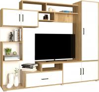 Стенка Горизонт Пекин (крафт золотой-белый)