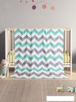 Плед JoyArty Бледные зигзаги blan_11612 (130x180)