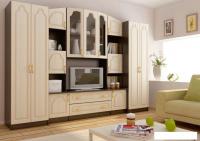 Стенка Горизонт Макарена (МДФ венге-дуб)