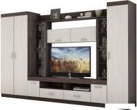 Стенка Астрид-Мебель Премьера-15 ЦРК.ПРМ.15 (анкор темный-анкор белый)