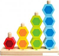 Сортер Hape Цветные соты E0504-HP