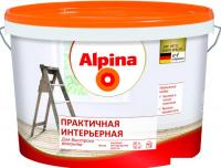 Краска Alpina Практичная интерьерная 10 л (белый)