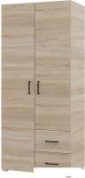 Шкаф распашной Горизонт Victor 2ств 2ящ (дуб сонома)
