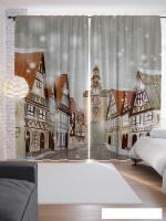 Комплект штор JoyArty Город ждет праздник 1.45x2.65 м (2 шт)