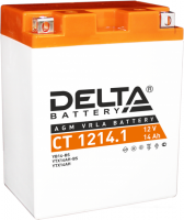 Мотоциклетный аккумулятор Delta CT 1214.1 (YB14-BS, YTX14AH, YTX14AH-BS) (14 А·ч)