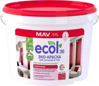 Краска Ecol 36 ВД-АК-2036 11 л (снежно-белый матовый)