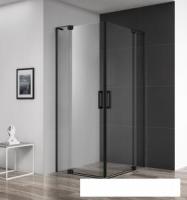 Душевой уголок Cezares SLIDER-AH-2-90/100-100/110-C-NERO