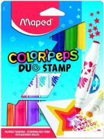 Фломастер-штамп Maped Color Peps Duo Stamps 846808 (8шт)