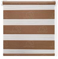 Шторы день-ночь АС МАРТ Баланс 48x160 (кофейный)