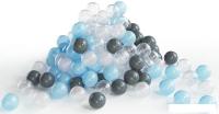 Шарики для сухого бассейна Romana ДМФ-ЭЛК-20.00.01 (150 шт, голубой/серый/жемчужный/прозрачный)