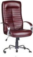 Кресло Деловая обстановка Консул Хром (бордовый)