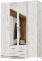 Шкаф распашной Стендмебель Гармония ШК-602-М (дуб крафт белый/дуб крафт серый)