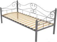 Кровать ИП Князев Валенсия ВАЯ.90.200.С (серый муар)