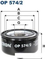 Масляный фильтр Filtron OP 574/2