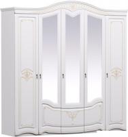 Шкаф распашной ФорестДекоГрупп Луиза 5-створчатый (слоновая кость)