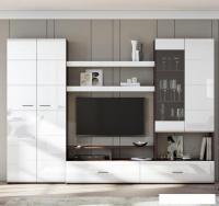 Стенка NN мебель МГС 7 исп 1 МДФ (дуб венге/белый глянец)