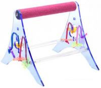 Жердочка Happy Bird с минеральной жердью и игрушками