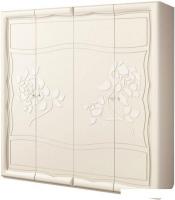 Шкаф распашной Неман мебель Астория МН-218-04-220 (крем крашеное дерево)