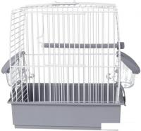 Клетка Voltrega 631B 001631B (белый/серый)