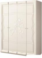 Шкаф распашной Неман мебель Астория МН-218-03-220 (крем крашеное дерево)