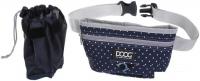 сумка для дрессуры Doog Treat Pouch TP04B (синий в белый горох)