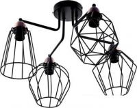 Люстра средней высоты Aitin Pro НПБ 02-4х60-102 A671/4 (черный)