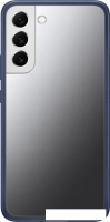 Чехол для телефона Samsung Frame Cover для S22+ (прозрачный с темно-синей рамкой)