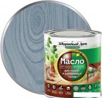 Масло Здоровый дом Для террас и деревянных полов 1.8 л (серо-голубой)