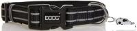 Ошейник Doog Lassie COLBFL-L (черный, светоотражающий)