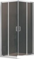 Душевой уголок Adema Glass Line Vierkant-100 (тонированное стекло)