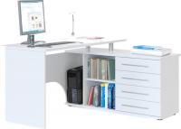 Компьютерный стол Сокол КСТ-109 правый (белый)