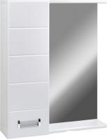 Doratiz Шкаф с зеркалом Вега 70 (левый, белый)