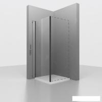 Душевая стенка RGW Z-050-2B 352205212-14 120 (черный/прозрачное стекло)