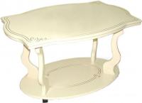 Журнальный столик Мебелик Берже 3 (слоновая кость)