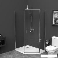 Душевой уголок BelBagno UNO-195-PH-1-100/80-C-Cr