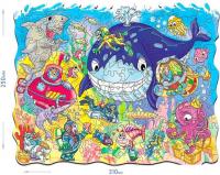 Мозаика/пазл Нескучные игры Fun Art Подводный мир