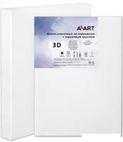 Холст для рисования Azart 3D грунтованный акрилом на подрамнике 80x80 см (хлопок)