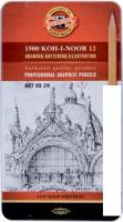 Набор простых карандашей Koh-i-Noor 1502/ll Мет (12шт)