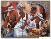 Картина Orlix Джаз-бэнд CA-00158 85x113 см