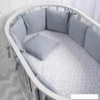 Бампер в кроватку Perina Soft Cotton СК1/4-05.10 (голубой)